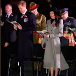 Prince Harry and Meghan Markle Attend Anzac Services
