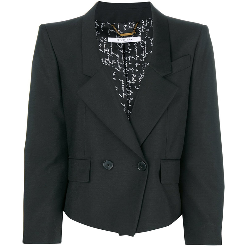Givenchy Cropped Blazer-Meghan Markle Royal Fashion