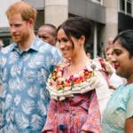 Royal Tour Day 9: Meghan Wears Figue Pom Pom Dress