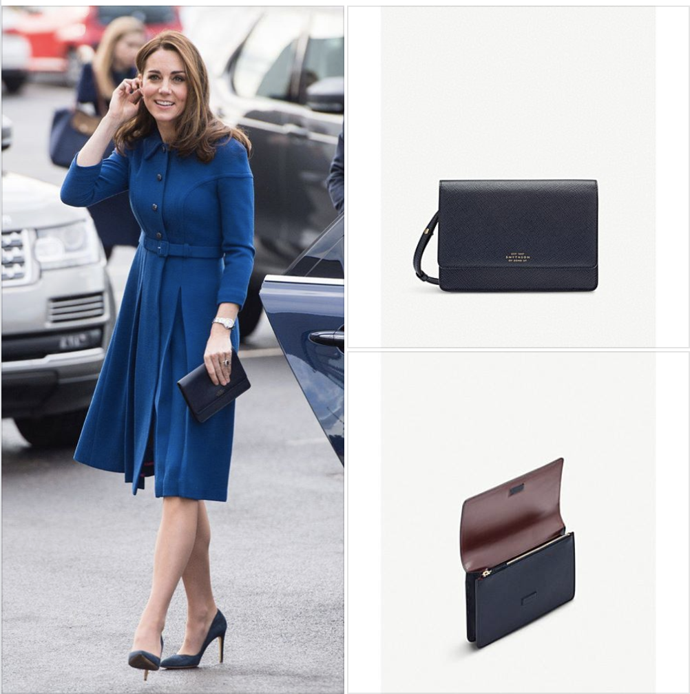 Mulberry Seaton Black Leather Top Handle Bag-Kate Middleton - Dress Like A Duchess