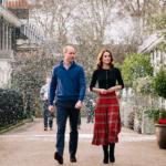 Christmas is Coming: Kate in Tartan Plaid Emilia Wickstead Skirt for Holiday Party