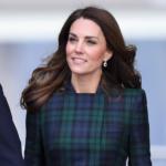 The Duchess of Cambridge in Scottish Tartan for a Visit to Dundee