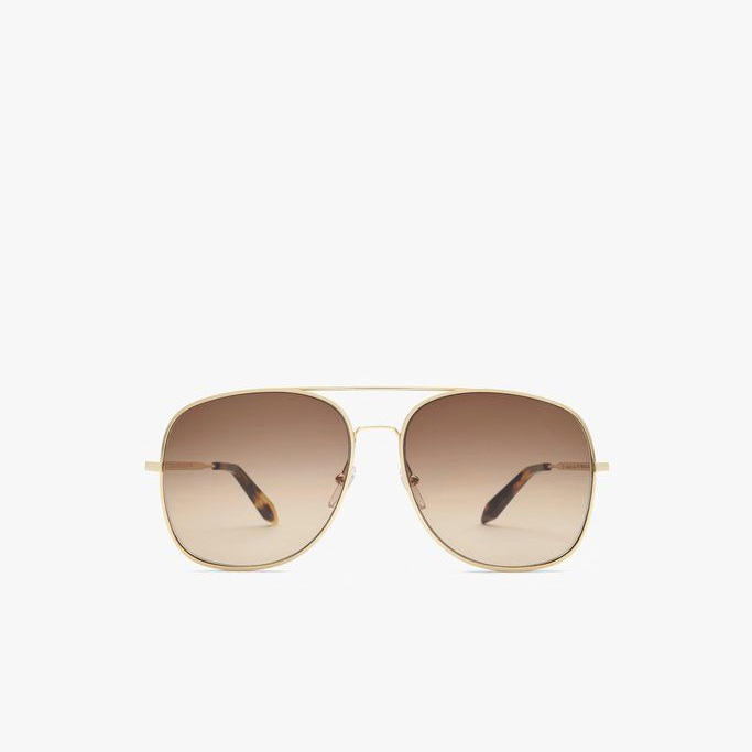 Victoria Beckham Navigator Power Frame Sunglasses-Meghan Markle