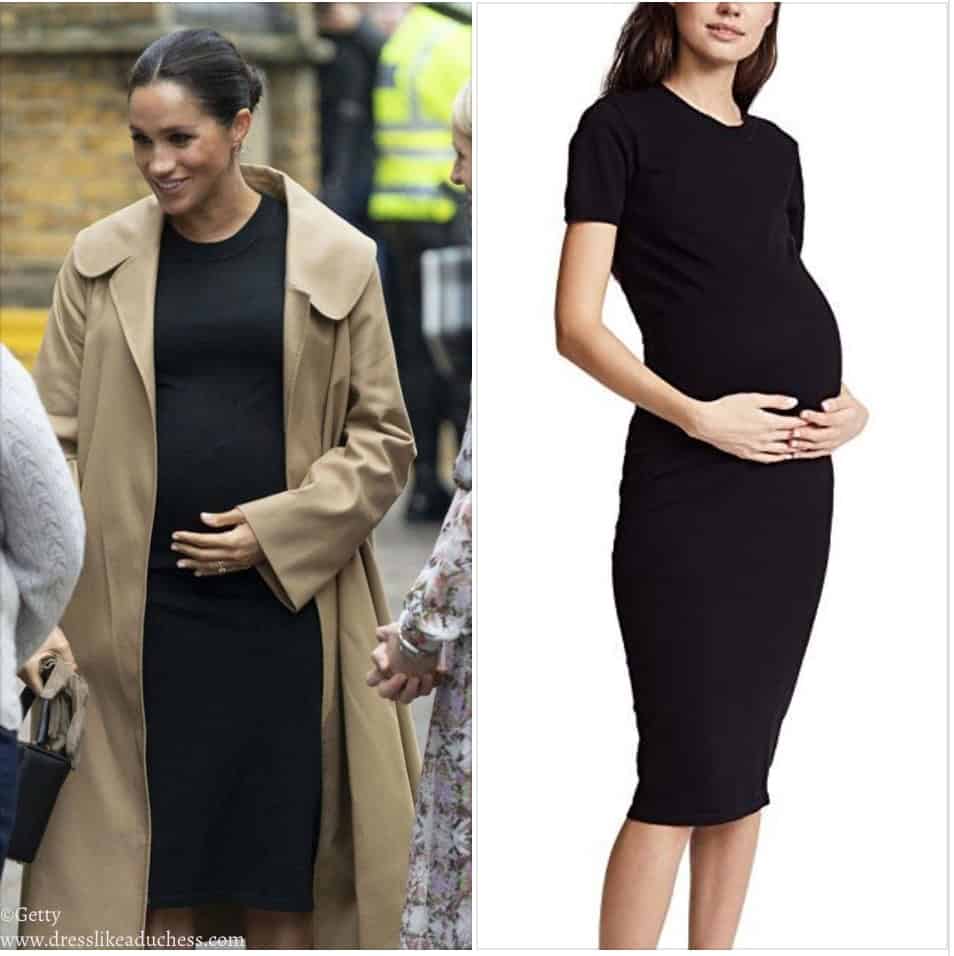 Hatch 'The Eliza Dress' Black (Maternity)-Meghan Markle - Dress Like A  Duchess