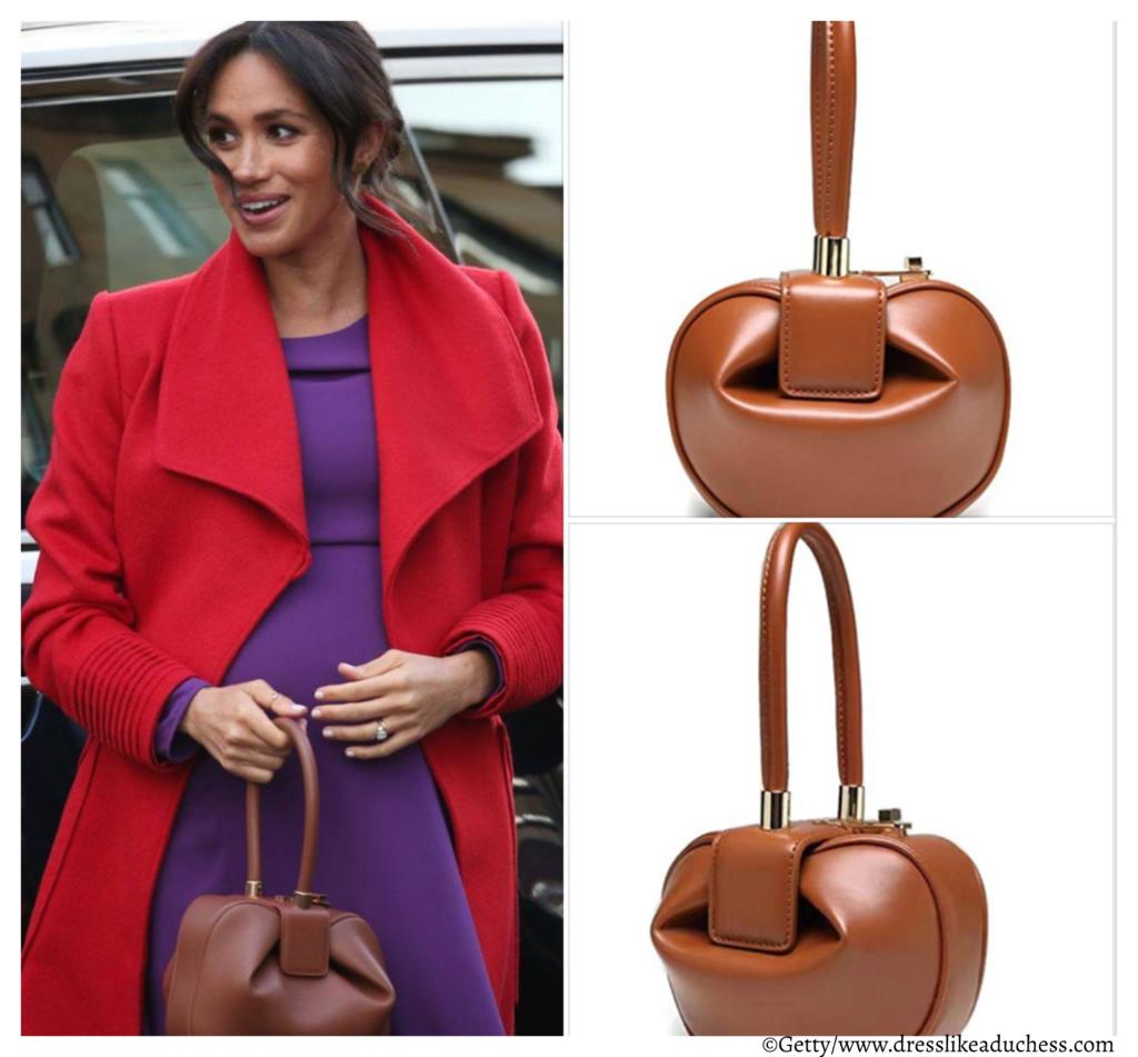 Gabriela Hearst Nina Cognac Leather Tote Handbag - Meghan Markle's Handbags  - Meghan's Fashion