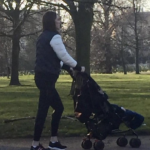 The Duchess of Cambridge Spotted with Prince Louis in Hyde Park
