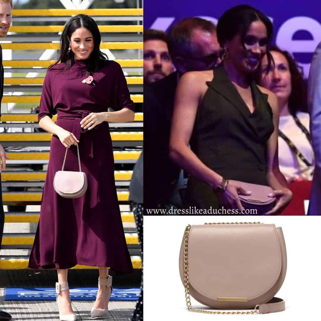 Cuyana Quartz Mini Chain Saddle Bag - Meghan Markle's Handbags - Meghan's  Fashion