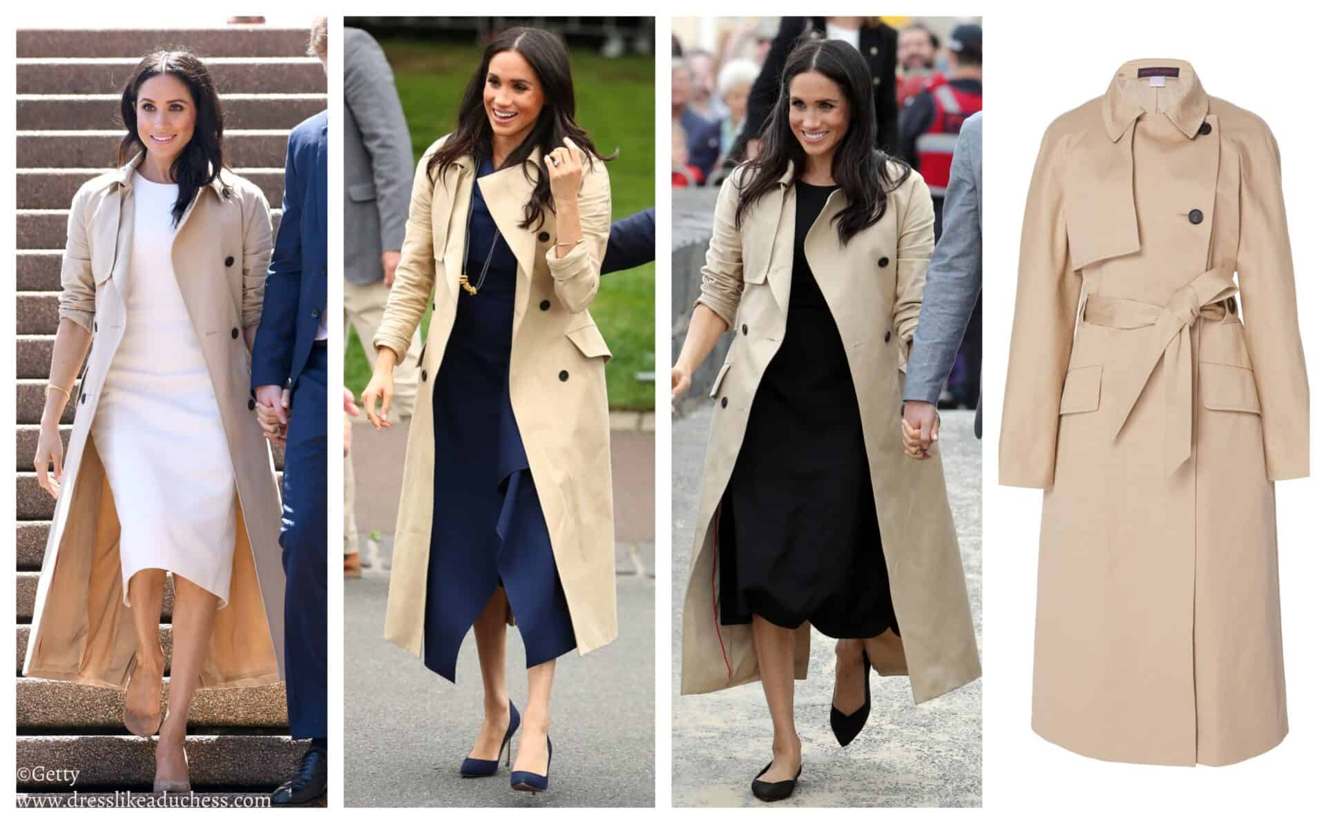 Martin Grant Cotton Gabardine Trench Coat-Meghan Markle - Dress Like A 