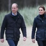 Kate Middleton in North Wales with Prince William for Beach Stroll