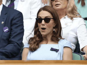 The Duchess of Cambridge in Pale Blue Emilia Wickstead for Wimbledon ...