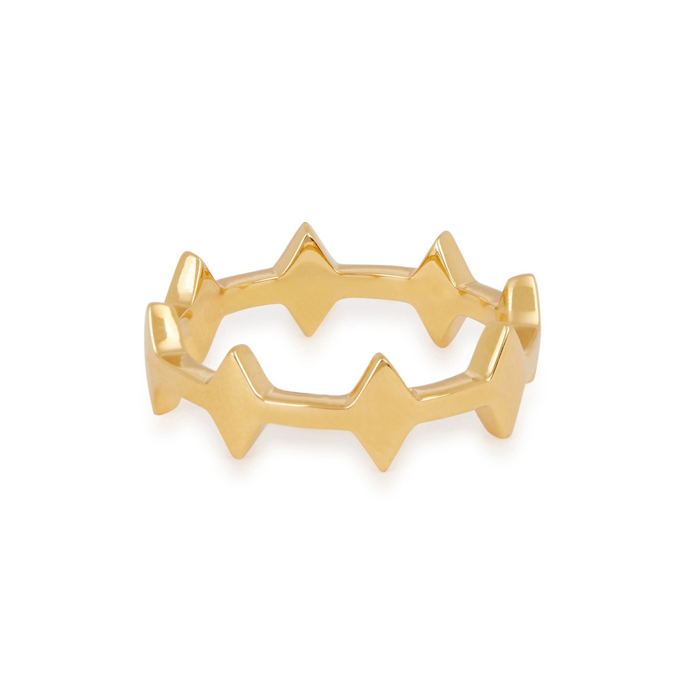Missoma Gold Double Arrow Ring-Meghan Markle