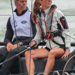 Smooth Sailing for the Duchess of Cambridge in Sandro For King’s Cup