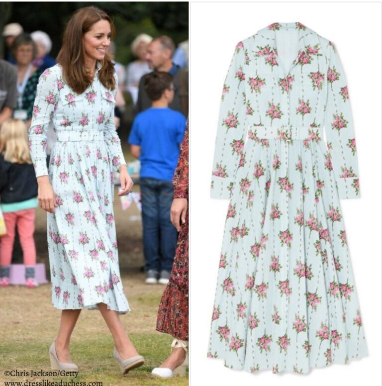 Duchess of Cambridge in Floral Emilia Wickstead at Back to Nature ...