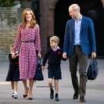 Kate Middleton Takes Prince George and Princess Charlotte to School