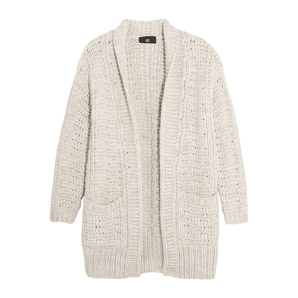 Line the Label 'Curtis' Open Knit Cardigan-Meghan Markle