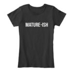 mature-ish black tee