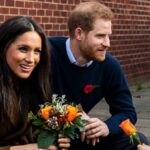 Meghan Markle Meets with Military Families in Massimo Dutti