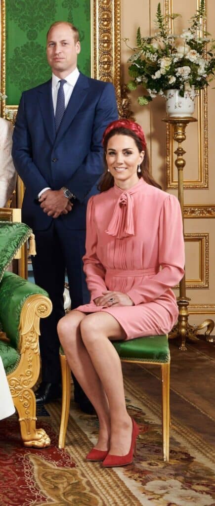 Kate middleton stella mccartney pink outlet dress