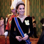 Duchess of Cambridge in Alexander McQueen for Diplomatic Reception