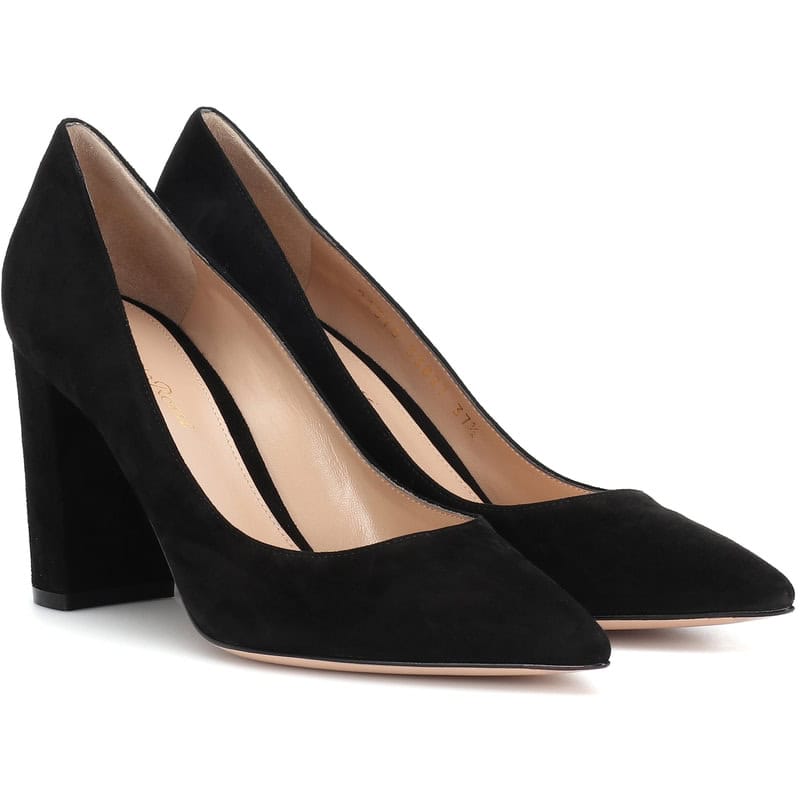 Gianvito 85 suede pumps in green - Gianvito Rossi