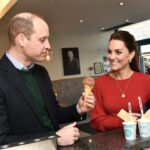 Duchess of Cambridge in Heart Shawl and Hobbs Coat for Trip to South Wales