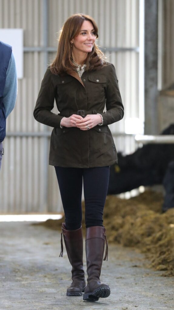 Duchess of Cambridge in Coat for Day Two of Tour Ireland - A Duchess