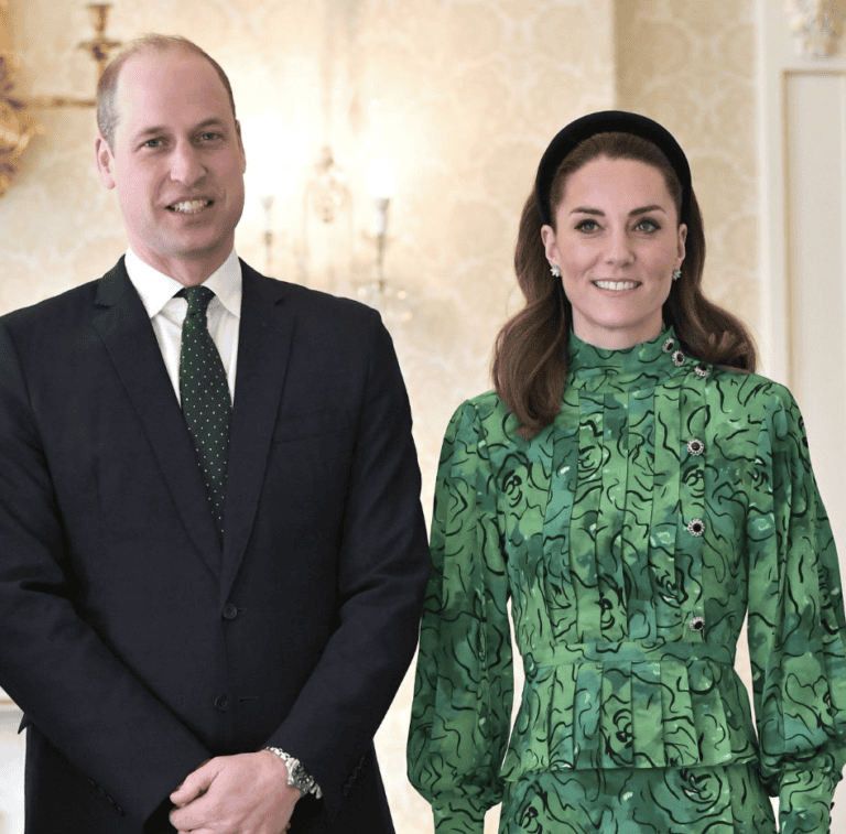 Kate Middleton Glam in Green for Start of Royal Tour Ireland - Dress ...