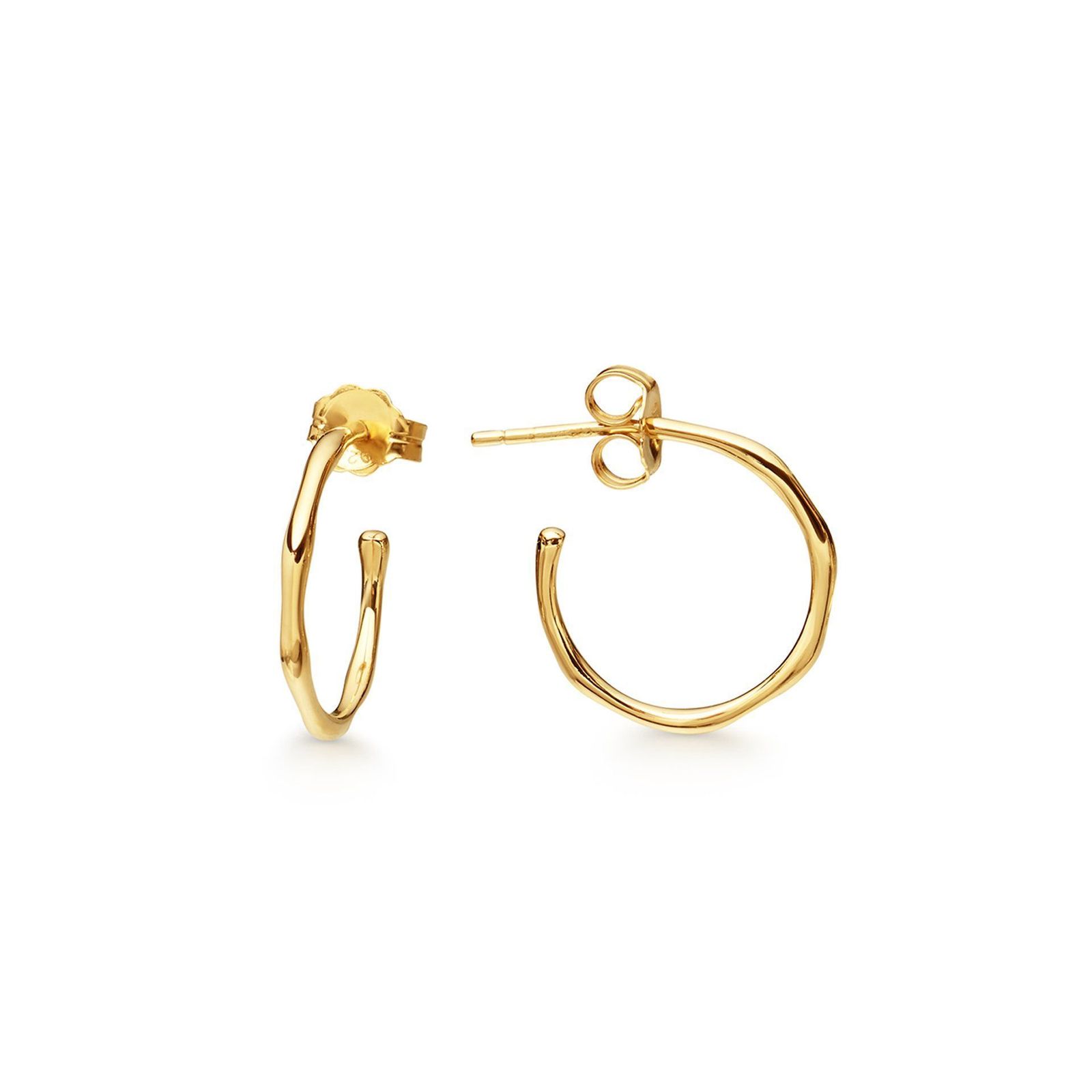 Missoma Gold Small Molten Hoops $84 USD-Kate Middleton