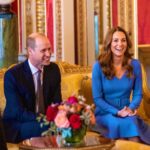Kate Middleton in Shades of Sapphire to Host Palace Meeting