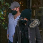 Meghan Markle in JCrew Parka for Outing in Beverly Hills with Prince Harry