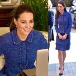 Kate Middleton in Tweed Repeat for Call Thanking Teachers