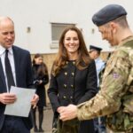 Kate Middleton in Dolce & Gabbana Coat for Air Cadet Visit on the Queen’s Birthday