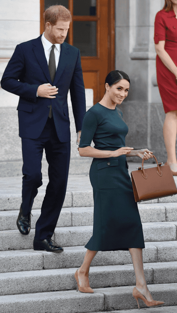 Meghan Markle's Green Strathberry Crossbody Bag