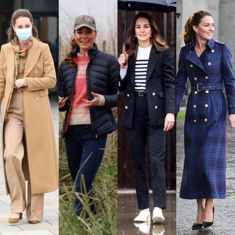 Kate Middleton Lookbook: Royal Visit Scotland 2021 Outfits Day 2 and 3 ...