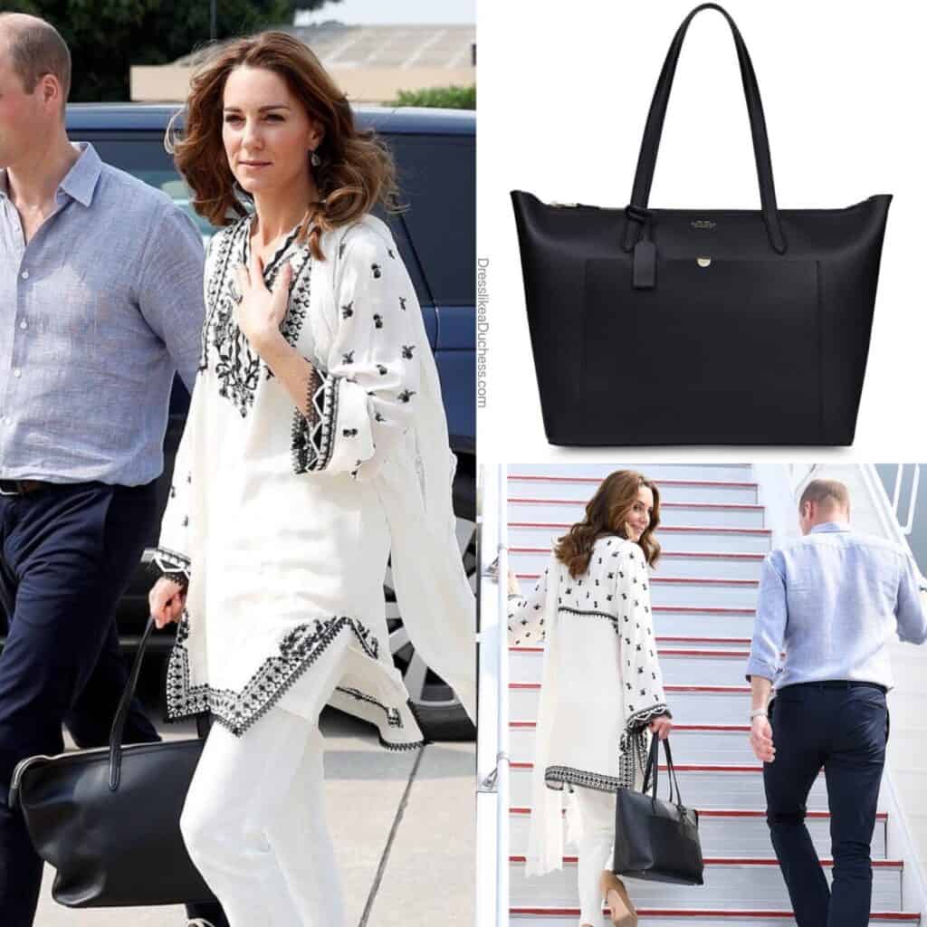 Smythson on X: Angelina Jolie carries the iconic 1887 bag in