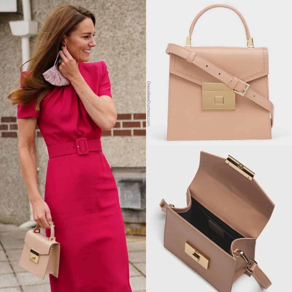 Kate Middleton Loves these Neutral Top Handle Bags - Dress Like A Duchess