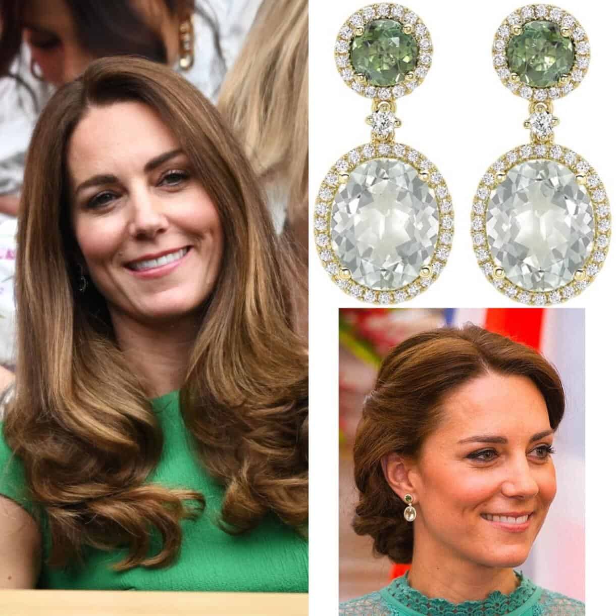 Kate Middleton in Green Emilia Wickstead For Wimbledon Finals - Dress ...