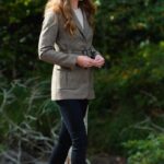 Kate Middleton in Country Chic Plaid Jacket for Visit to Cumbria