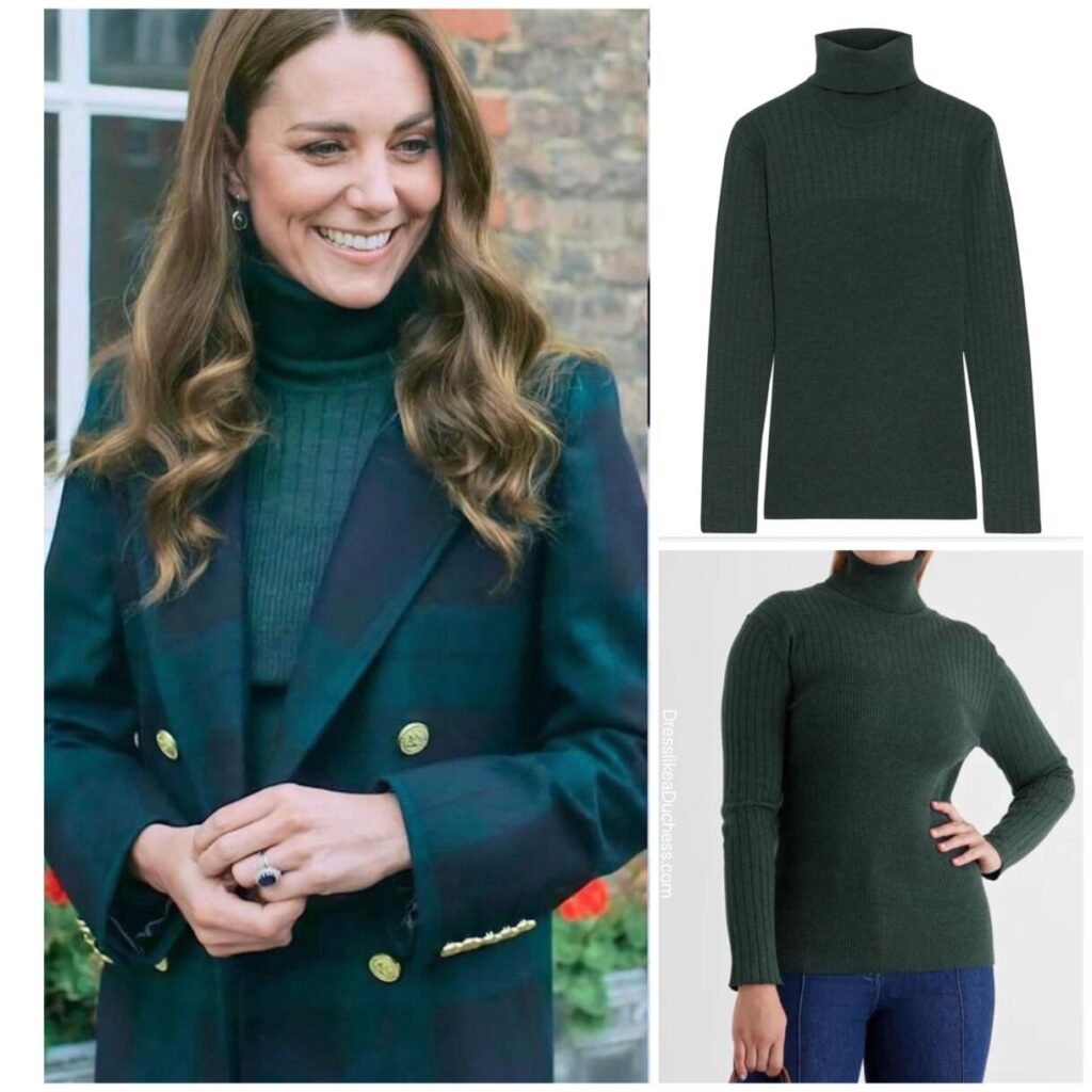 Kate Middleton in Holland Cooper Coat for Remembrance Video with