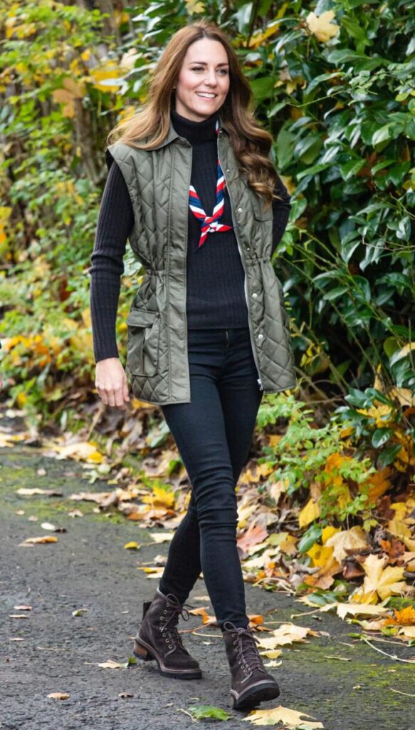 Kate Middleton Wears Quilted Vest for Arrival in Glasgow Alongside ...