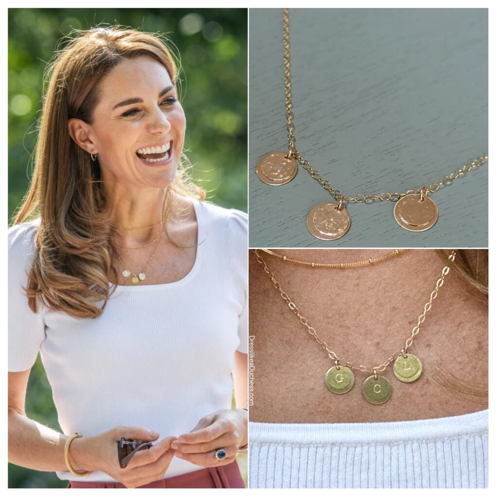 Kate Middleton Necklace Features Kids' Initials
