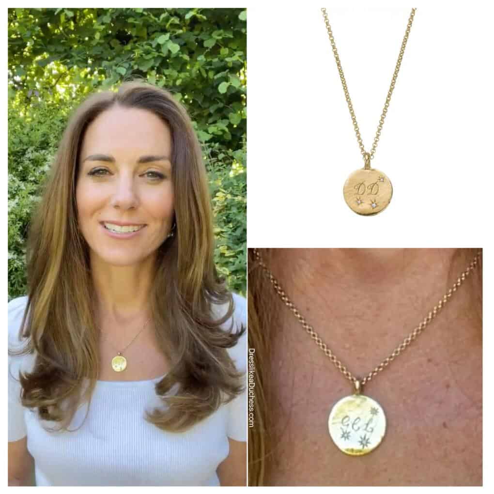 Kate Middleton Necklace Features Kids' Initials