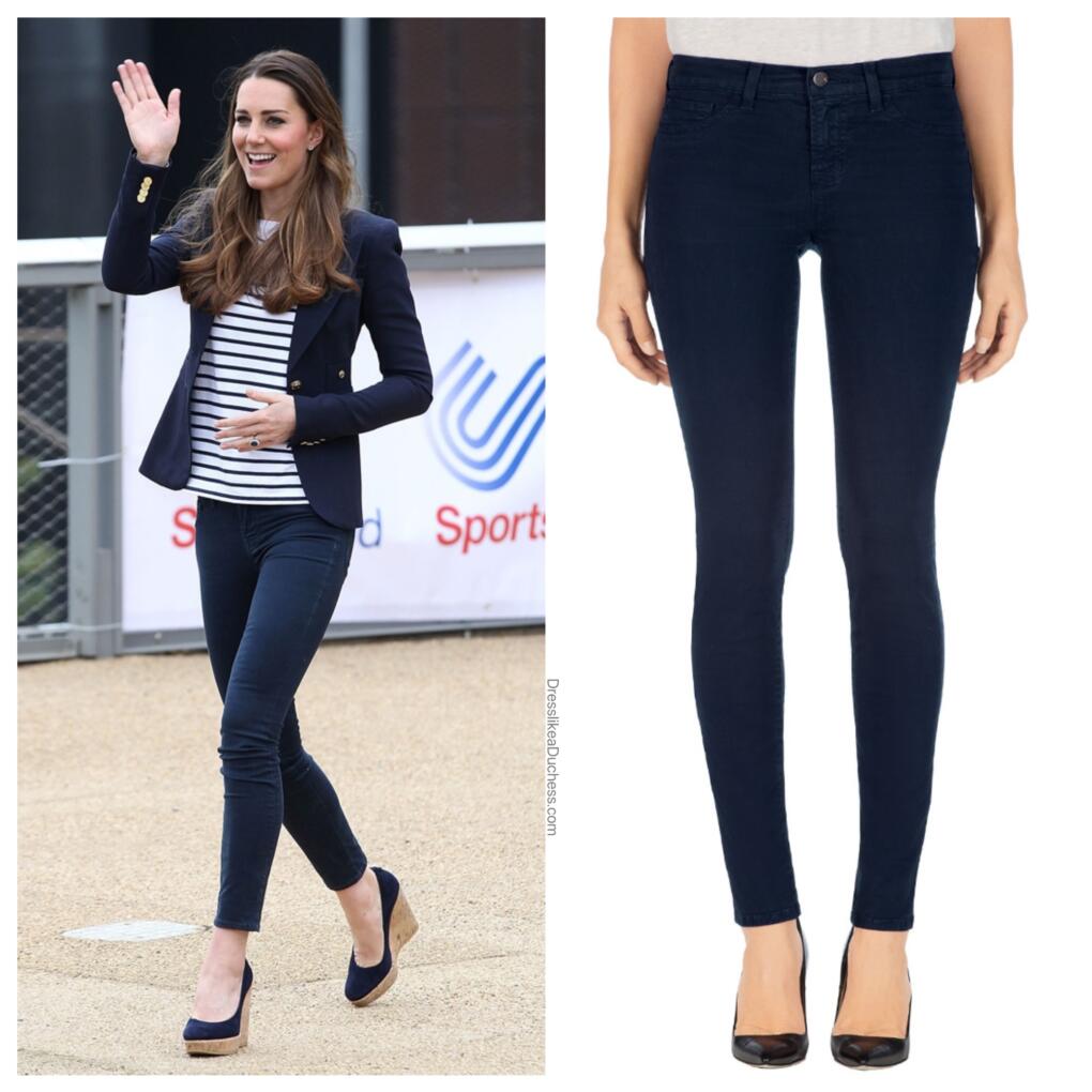 Zara Premium The High Waist Revolve Black Jeans - Kate Middleton