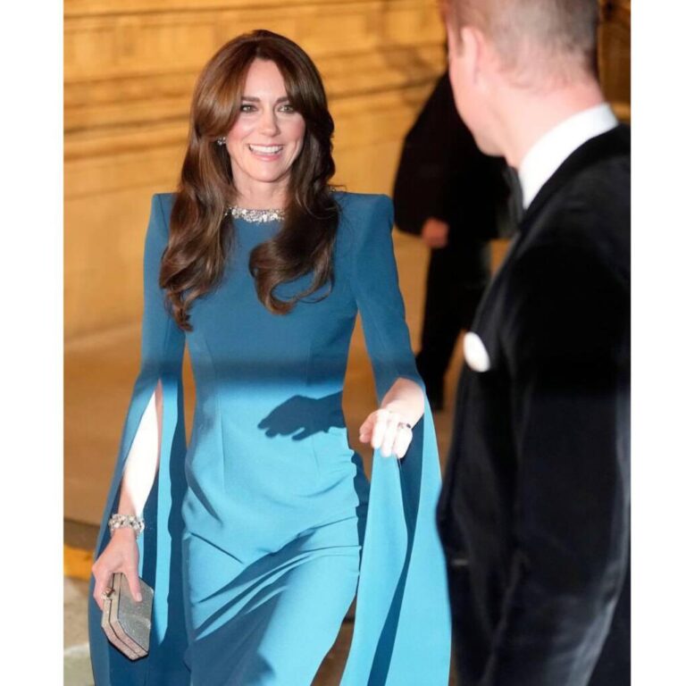 Kate Middleton Stuns in Safiyaa for Royal Variety Performance - Dress ...