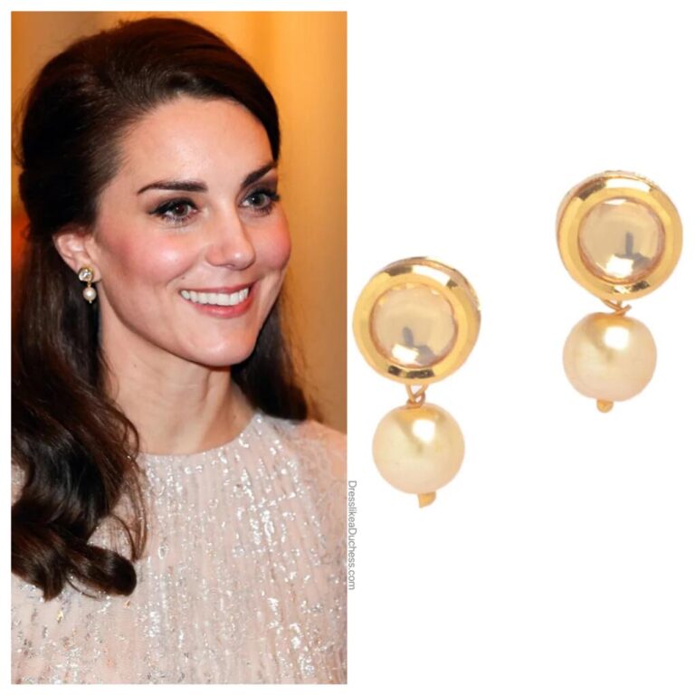 21 Pairs of Kate Middleton's Favorite Pearl Earrings - Dress Like A Duchess