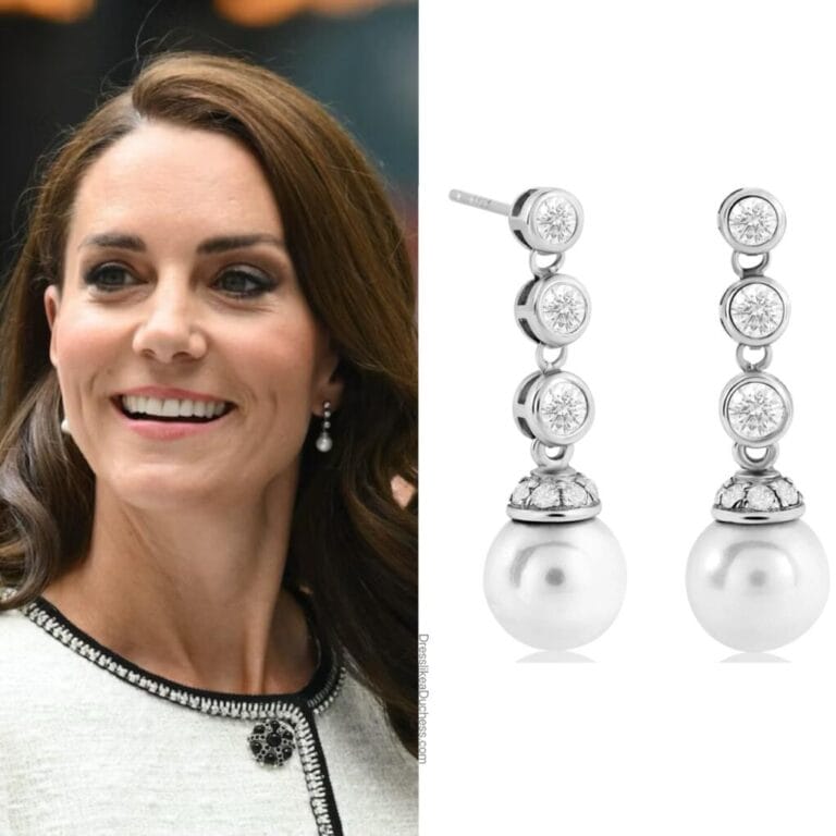 21 Pairs of Kate Middleton's Favorite Pearl Earrings - Dress Like A Duchess