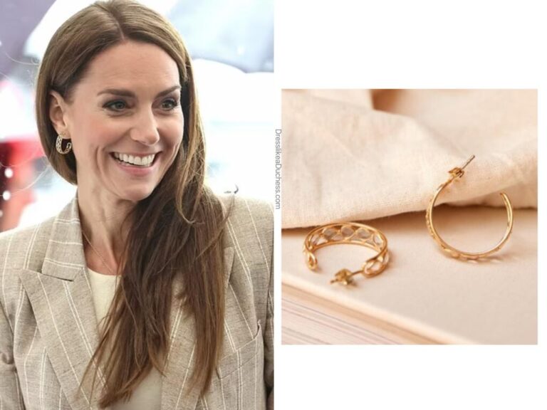 16 of Kate Middleton's Favorite Hoop Earrings - Dress Like A Duchess