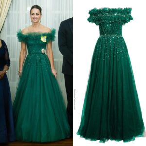 9 of Kate Middleton's Best Off-the-Shoulder Dress Moments - Dress Like ...
