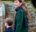 Kate Middleton Wears Green Maxi Overcoat for Christmas Day