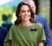 Kate Middleton in Draped Green Dress for Final Day of Wimbledon